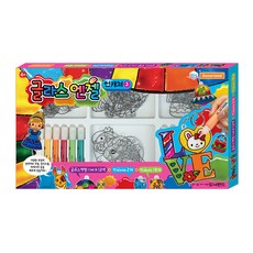 Donerland 玻璃畫裝飾, 混色, 1套