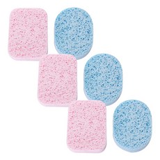 aryko 簡約洗臉海綿 2入, 隨機發貨, 3片