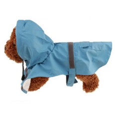댕댕이주식회사 반려동물 의류 우비, 스카이, 1개