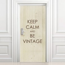 設計水粉玄關門貼 keep vintage高級壓花木紋, 米色