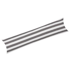 條紋身體枕枕套 B款, 灰色的