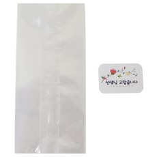 황씨네도시락 투명M봉투 30p + 꽃 사각 스티커 선생님 고맙습니다 30p, 1세트