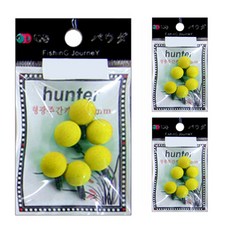 한돌 주간캐미 노랑색 세트, 3개