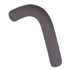 Ein Haus 素色拐杖造型身體抱枕, 灰色