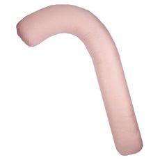 Ein Haus 40支棉拐杖造型身體枕, 蜜桃色