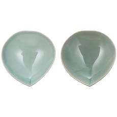 봄을담은그릇 이은범 꽃잎볼 소 2p 세트, 연청자, 진청자, 1세트