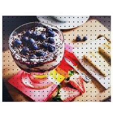 NB Commerce 室內洞洞板 藍莓優格 白色, 1個