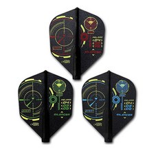 코스모다트 다트 플라이트 제프 스미스2 쉐이프 3p세트, 블랙, 1세트