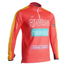 JUNTAS 半拉鏈式印花足球衣