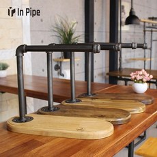 實木橢圓廚房紙巾架 JSK961, 相思古董閥門, 1個