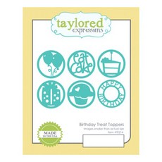 스튜디오제이 다이 Birthday Treat Toppers, 혼합 색상, 1개