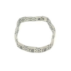 38 A64鍺手鍊 銀色 10片, 1個