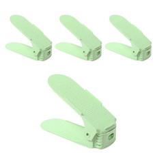THE ZAKKA 雙層防滑鞋架 綠色, 4件