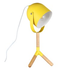 DAYSTAR HOUSE 燈罩式檯燈, 黃色的