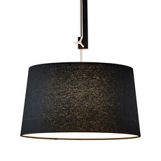 샛별하우스 크로스 1등 펜던트조명, 블랙