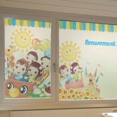 Mungki World 高級彩色霧面貼 + 刮板, 蠟筆遊樂園 01