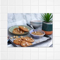 Thermust 強化玻璃廚房藝術板 柳樹, 1個