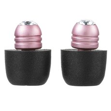 靜謐橋水晶防噪音耳塞, 粉色的, 1套