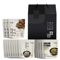 깃듬 김미김미 프리미엄 전통맛 8p + 양파맛 5p + 흑마늘맛 3p 선물세트 16호, 1세트, 20g