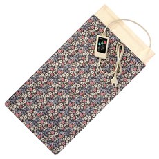 STEMKOREA 黃土+艾草+木炭高級4段電熱敷毯 印花B款, NTB-3000