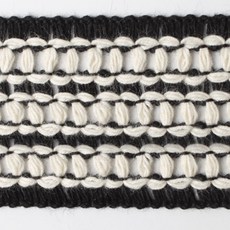 패션포인트 코메즈면 바이어스테이프 50야드 35mm, 아이보리블랙, 1개