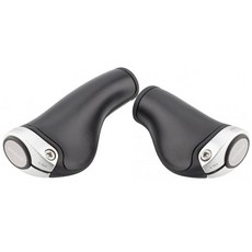 Brooksengland GP1 皮革手柄 130/100mm, 黑色+銀色, 2件