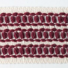 패션포인트 코메즈면 바이어스테이프 50야드 35mm, 레드, 1개