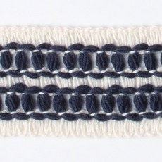 패션포인트 코메즈면 모직테이프 KJ-CC-385 25mm 50야드, 네이비, 1개