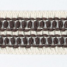 패션포인트 코메즈면 모직테이프 KJ-CC-385 25mm 50야드, 브라운, 1개