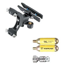 TOPEAK Tri Backup Elite Mount + CO2 泵 + 墨盒 2p, 混色, 1套
