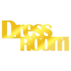 쿠 홈 인테리어 아크릴 도어사인 08 부착형, 금경