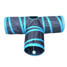 hugmii 貓咪T型隧道遊樂場, 黑藍色, 1個