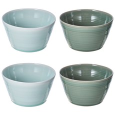 一碗春天的李恩範烏東基 明亮的青瓷 2p + Jin 青瓷 2p, 混色, 1套