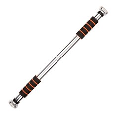 파인드케이 실내용 다용도 턱걸이 봉 RA201874, 블랙 + 레드