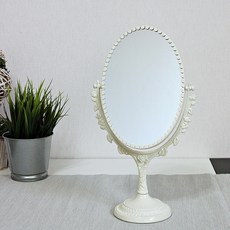 Keydari 花邊造型橢圓形化妝鏡 M號, 四