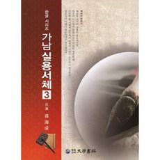 [대학서림]가남 실용서체(한글 시리즈 3), 대학서림(보문서원), 손해성 저
