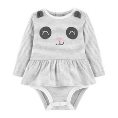 카터스 여아용 라쿤 더블데커 바디수트