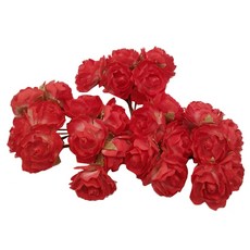 페이퍼블라섬 WILD ROSES 북아트재료 SAA234 32mm, 혼합 색상, 25개입