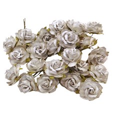 페이퍼블라섬 WILD ROSES 북아트재료 SAA238 32mm, 혼합 색상, 25개입