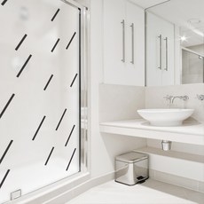 Design Supul 淋浴窗貼 北歐風格 SW551, 混合顏色