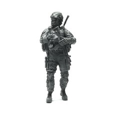 YUFANMODEL 1/35軍事人物現代美軍海豹突擊隊步槍手, 1個