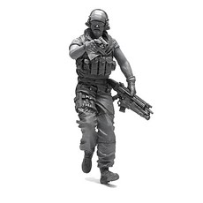 YUFANMODEL YF103 1/35軍事人物模型 美國海豹部隊士兵放下武器, 1個