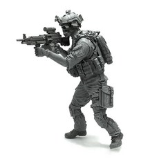 YUFANMODEL 1/35軍事人物模型 美國陸軍特種部隊骷髏士兵 H, 1個