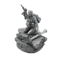 YUFANMODEL YF144 1/35軍事人物 美國海豹突擊隊突擊少女戰鬥獵手Lara, 1個