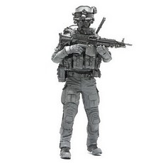 YUFANMODEL 1/35軍事人物 美國陸軍特種部隊士兵B, 1個