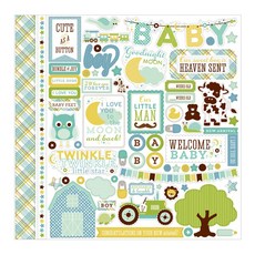 한가람 모양 스티커 시트, Bundle of Joy Boy, 1개