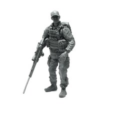 YUFANMODEL 1/35軍事人物模型 美國陸軍海豹狙擊手 第3卷, 1個