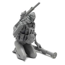 YUFANMODEL YF145 1/35軍事人物 美國海豹突擊隊突擊少女戰鬥獵手Lara Vol13, 1個