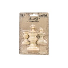 한가람아트타운 북아트 TH 장식 VIGNETTE FINIAL SET TH93573, 혼합 색상, 1세트