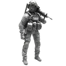 YUFANMODEL 1/35軍事人物模型 現代美國陸軍特種部隊突擊手, 1個